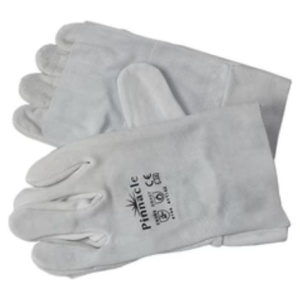 2.5" Chrome Leather Apron Palm